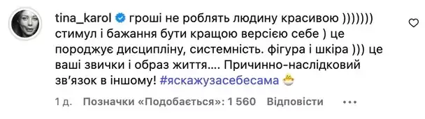 Фото до матеріалу: Тіна Кароль публічно відповіла на закиди Огнєвіч: "Причинно-наслідковий зв’язок інший"