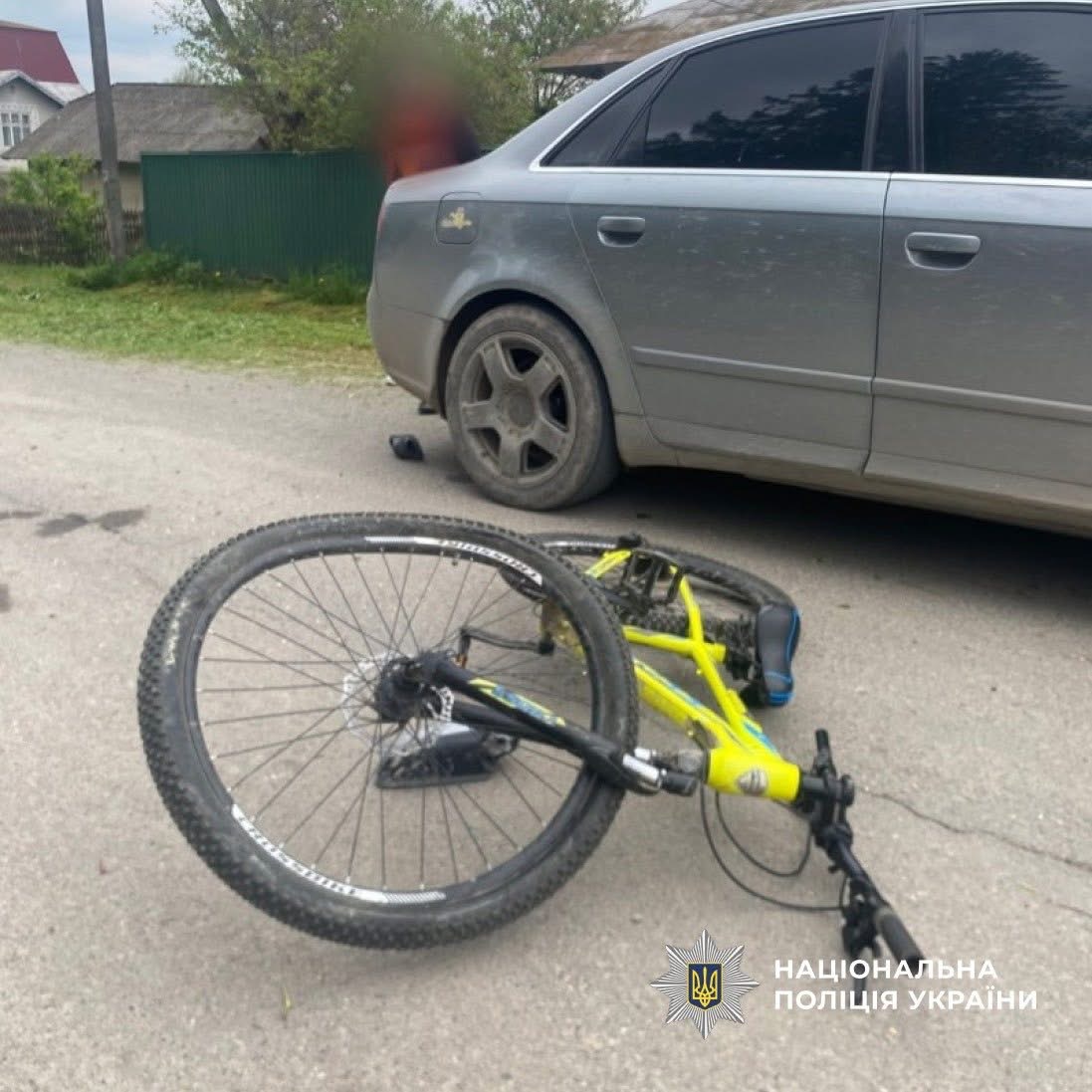 Фото до матеріалу: У селі Серафинці під колеса авто потрапив 10-річний велосипедист