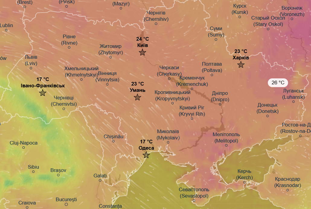 Фото до матеріалу: Спека до +30 градусів очікується в Україні на початку наступного тижня