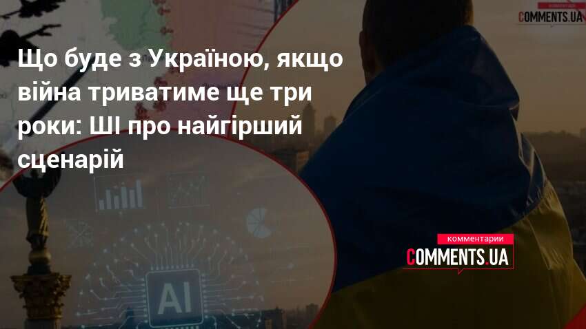 Фото до матеріалу: Якою буде Україна через три роки війни: прогноз штучного інтелекту