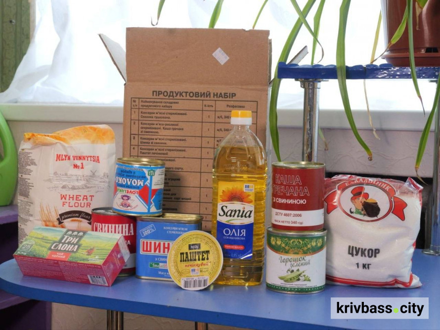 Фото до матеріалу: У Кривому Розі ВПО отримують продуктові набори: порядок та умови 2026 року