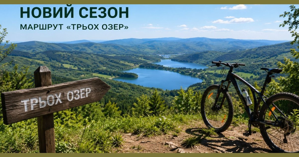 Фото до матеріалу: У Сваляві запустять новий велопішохідний маршрут «Три озера»