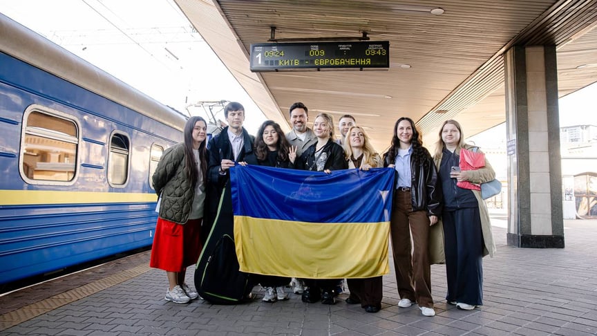 Фото до матеріалу: Leléka вирушила до Відня: українська співачка вже в дорозі на «Євробачення-2026»