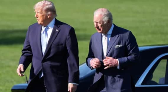 Фото до матеріалу: Британський король та Трамп: як Лондон уникнув сцени зі Зеленським