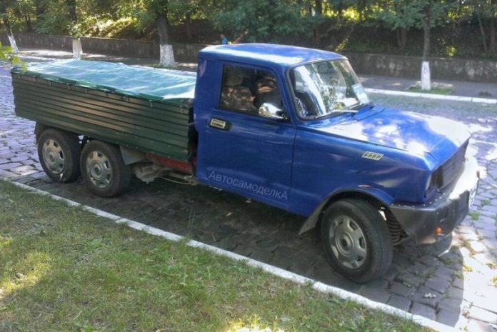 Фото до матеріалу: В Україні автолюбитель створив дивного шестиколісного "монстра" (фото) – Тюнінг