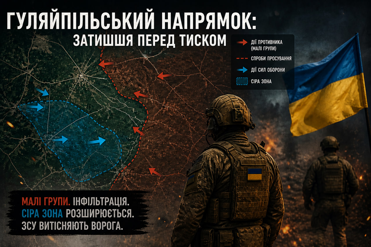 Фото до матеріалу: “Затишшя перед тиском”: що відбувається на Гуляйпільському напрямку (КАРТА)