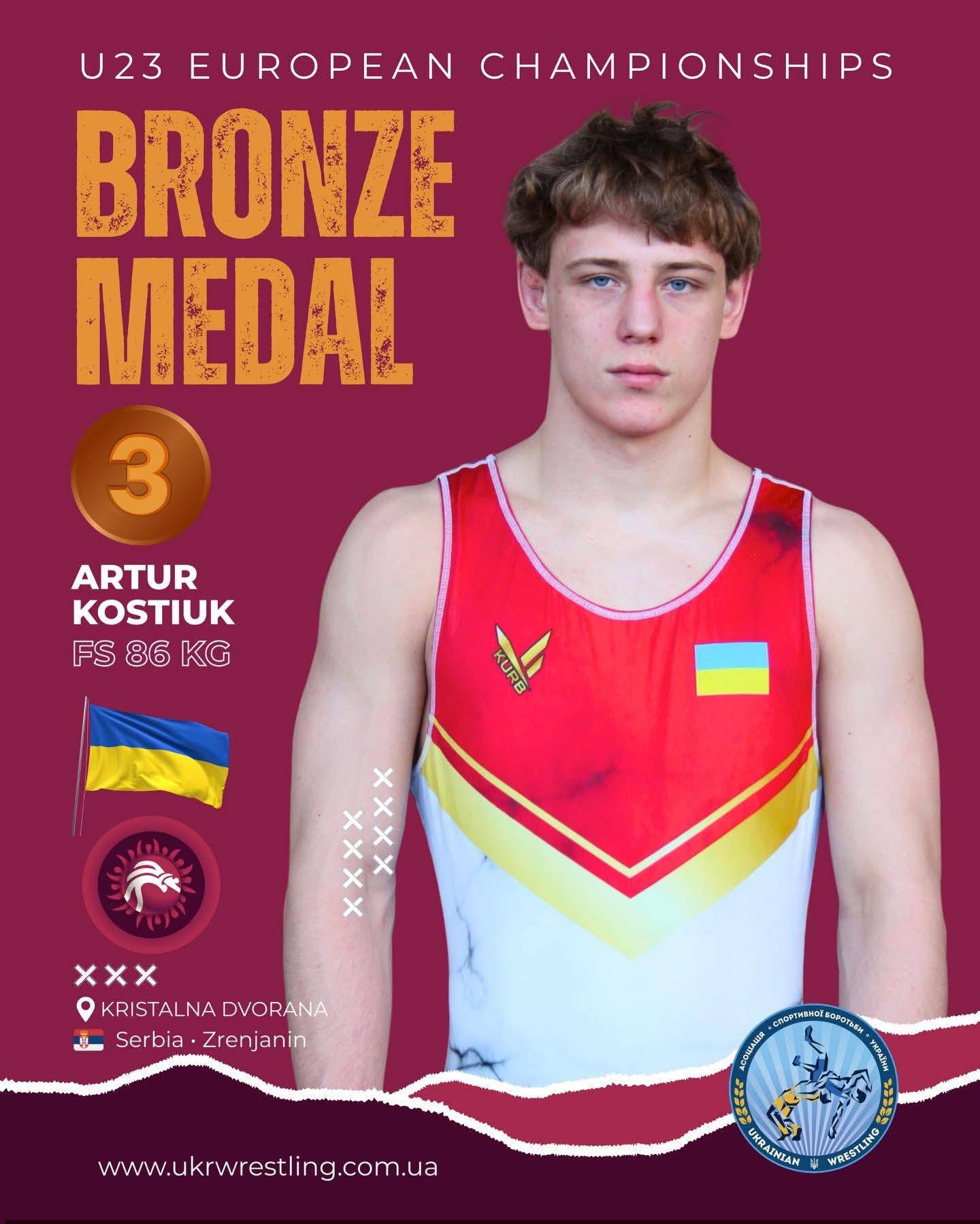 Фото до матеріалу: Дві бронзові медалі для Прикарпаття на чемпіонаті Європи U23