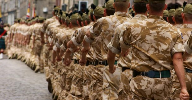Фото до матеріалу: Британські військові з Шотландії прибули до Естонії для масштабних маневрів НАТО