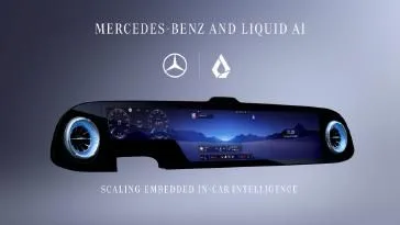 Фото до матеріалу: Mercedes-Benz та Liquid AI: вбудований ШІ у авто без хмари з 2026 року