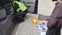 Фото до матеріалу: У Києві затримали водія за стрілянину на вулиці Мрії: жертв немає