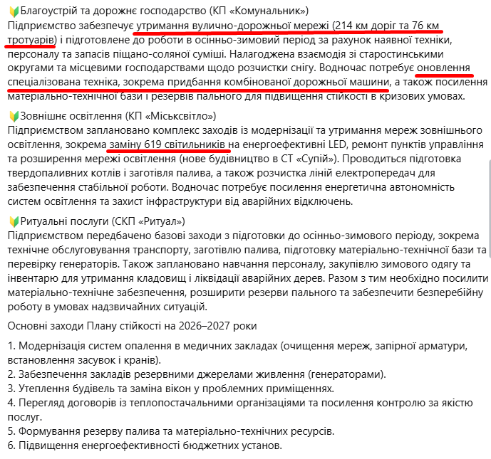 Фото до матеріалу: Холодні батареї чи нові тротуари? У Яготині викрили пріоритети бюджету перед зимою