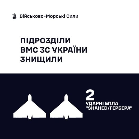 Фото до матеріалу: Українські моряки знищили два російські безпілотники у Чорному морі