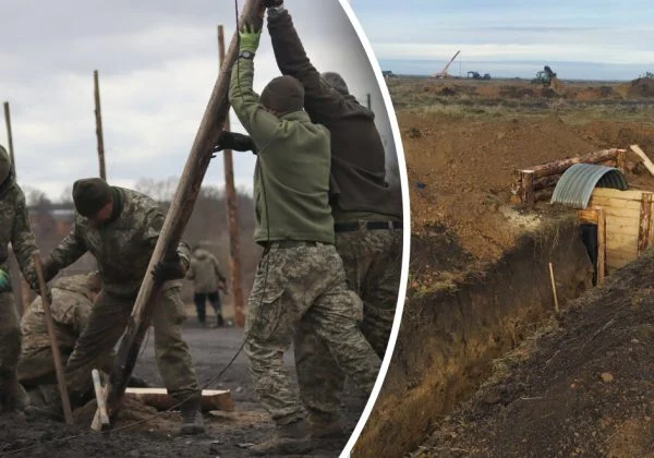 Фото до матеріалу: Від Київського водосховища до Сум: Україна будує нову гігантську лінію оборони