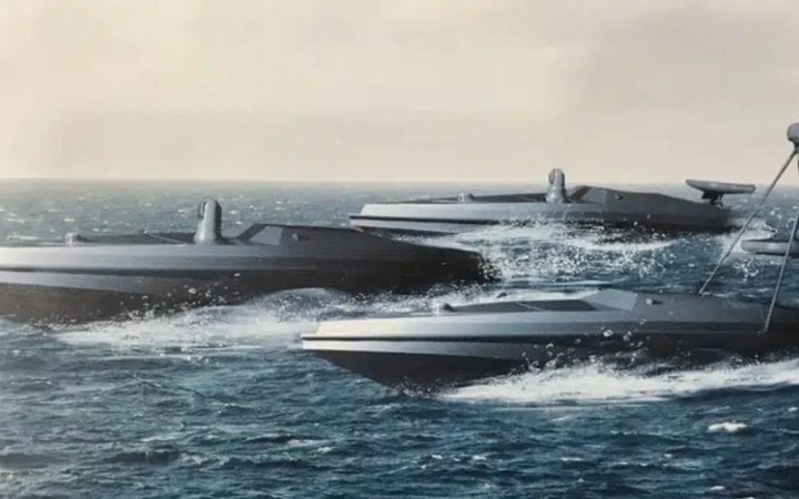 Фото до матеріалу: У Греції знайшли морський дрон, який вважають українським