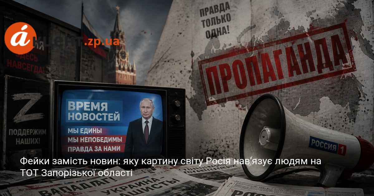 Фото до матеріалу: Як Росія змінює свідомість на окупованому Запоріжжі: 7 головних фейків