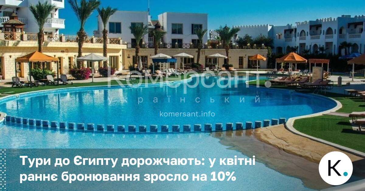 Фото до матеріалу: Тури до Єгипту дорожчають: у квітні раннє бронювання зросло на 10%