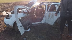 Фото до матеріалу: У Верхній Яблуньці пошкодили службовий автомобіль Турківського ТЦК та СП