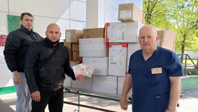 Фото до матеріалу: Черкаська лікарня швидкої допомоги отримала важливу гуманітарну допомогу