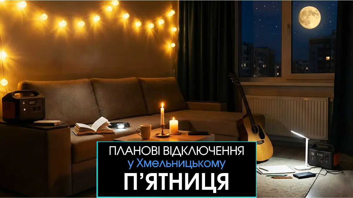 Фото до матеріалу: Де не буде світла у Хмельницькому 28 квітня: повний список адрес для ремонту мереж
