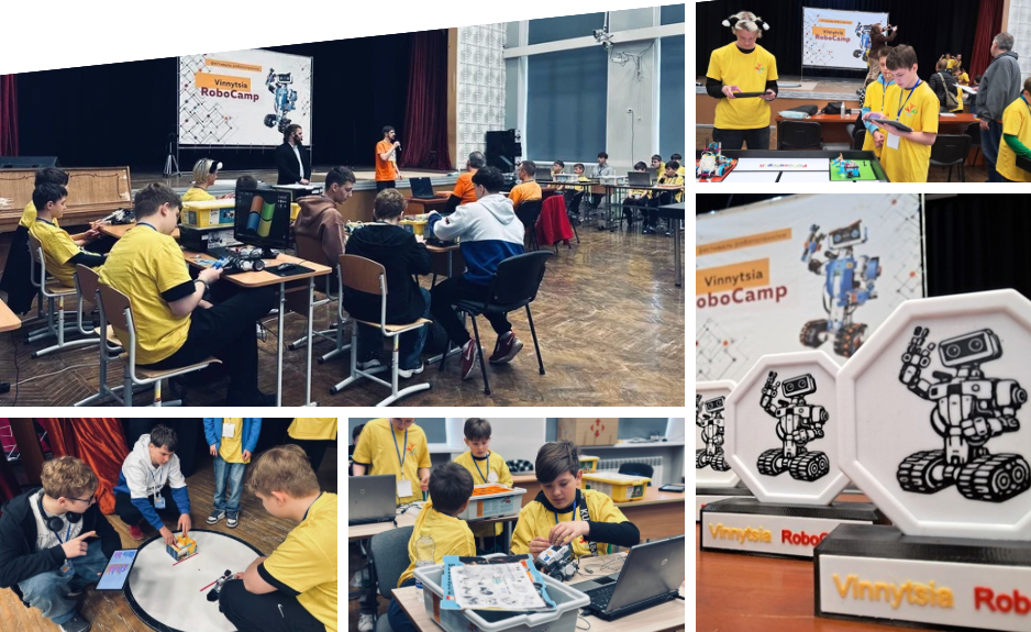 Фото до матеріалу: У Вінниці пройшов фестиваль робототехніки Vinnytsia RoboCamp 2026: діти презентували майбутнє