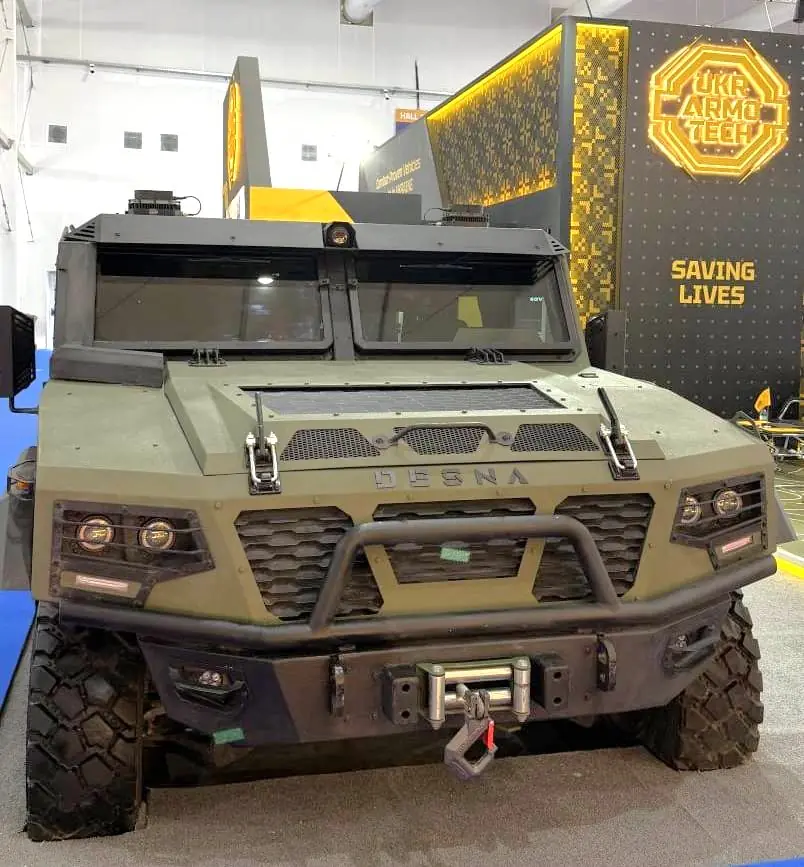 Фото до матеріалу: Українські бронемашини Gyurza-03 та Desna презентували у Саудівській Аравії