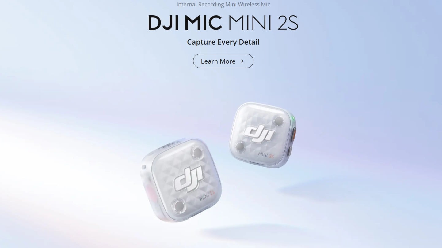 Фото до матеріалу: DJI представила новий мікрофон Mic Mini 2 та анонсувала модель Mic Mini 2S