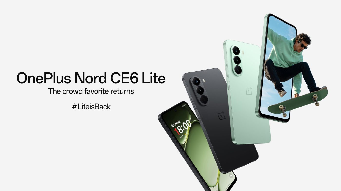 Фото до матеріалу: OnePlus розкрила характеристики Nord CE 6 Lite: батарея на 7000 мАг та екран 144 Гц