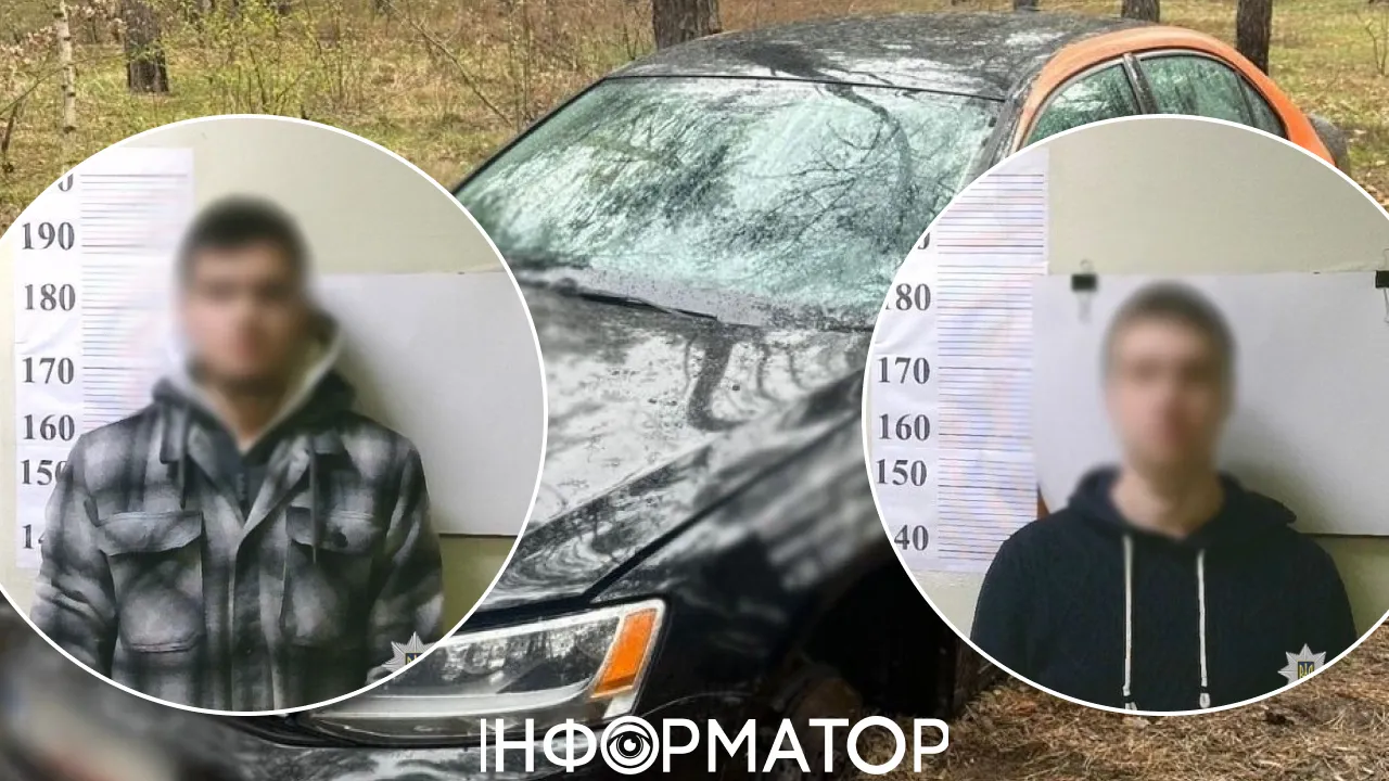 Фото до матеріалу: Студенти розібрали Volkswagen на Троєщині: поліція затримала викрадачів авто з прокату