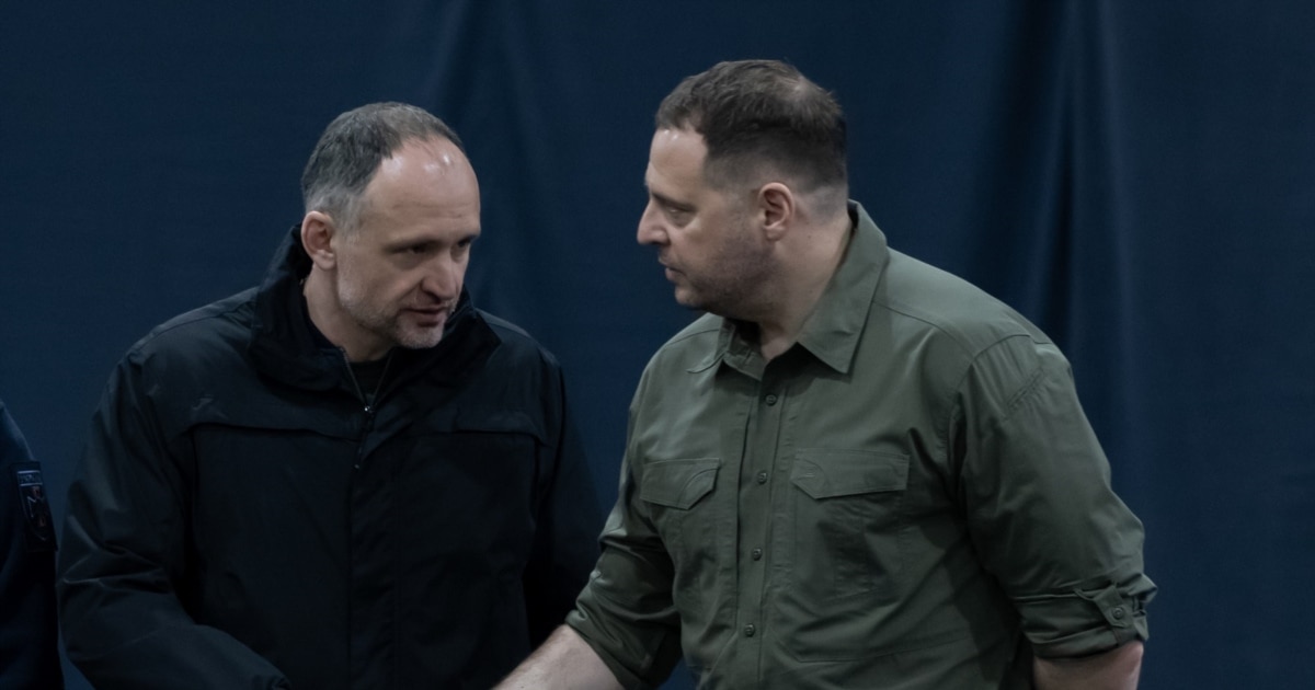 Фото до матеріалу: НАБУ і САП проводять слідчі дії з колишнім керівником Офісу президента Андрієм Єрмаком