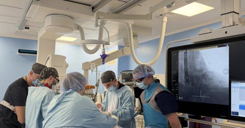 Фото до матеріалу: У Вінниці вперше виконали транскатетерну імплантацію аортального клапана