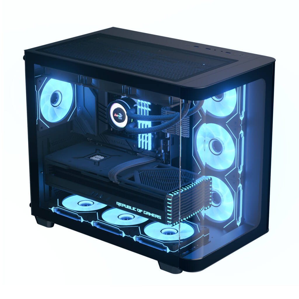 Фото до матеріалу: Огляд корпусу AeroCool P500C-G-BK-v1 – Огляди