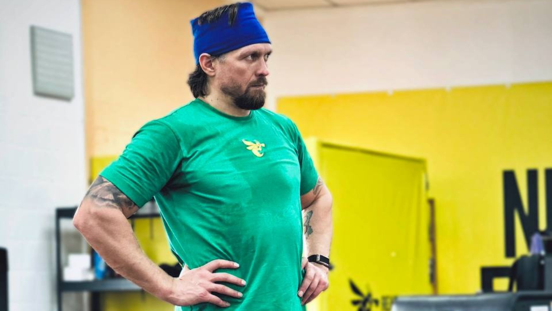 Фото до матеріалу: Усик знову потрапив у «аферу»: чемпіон пожартував про обман на кардіотренуванні