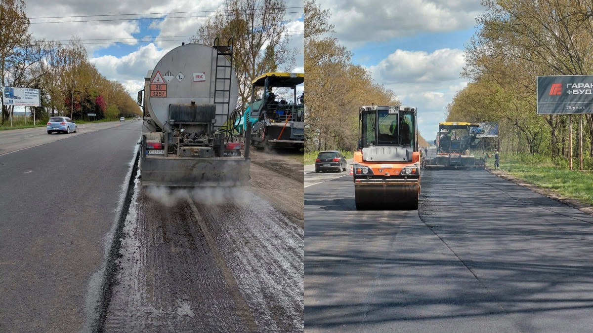 Фото до матеріалу: Ремонт дороги Н-18 на Тисменицькій трасі: водіїв попереджають про зміни в організації руху