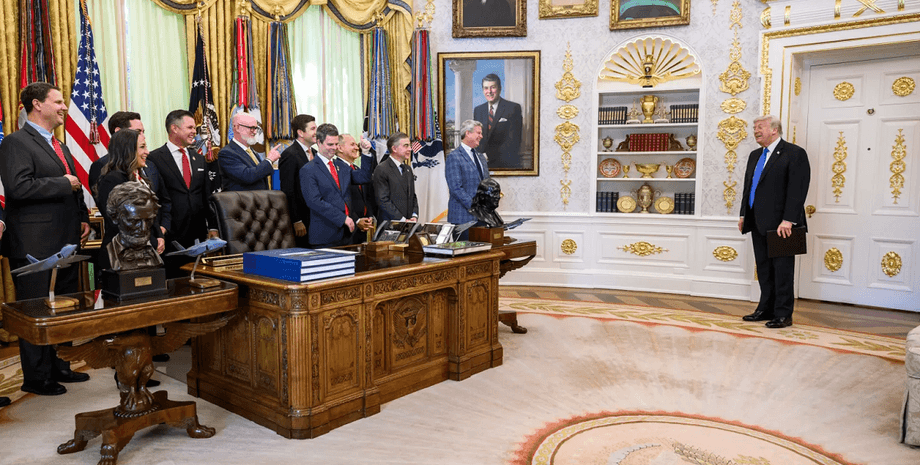Фото до матеріалу: Трамп заявив про майбутнє президентства на 8–9 років