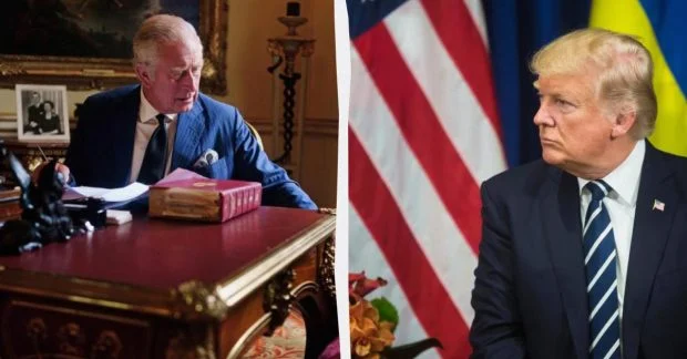 Фото до матеріалу: Чарльз III і Трамп зустрінуться без камер, щоб уникнути "зіткнення у стилі Зеленського", - The Guardian