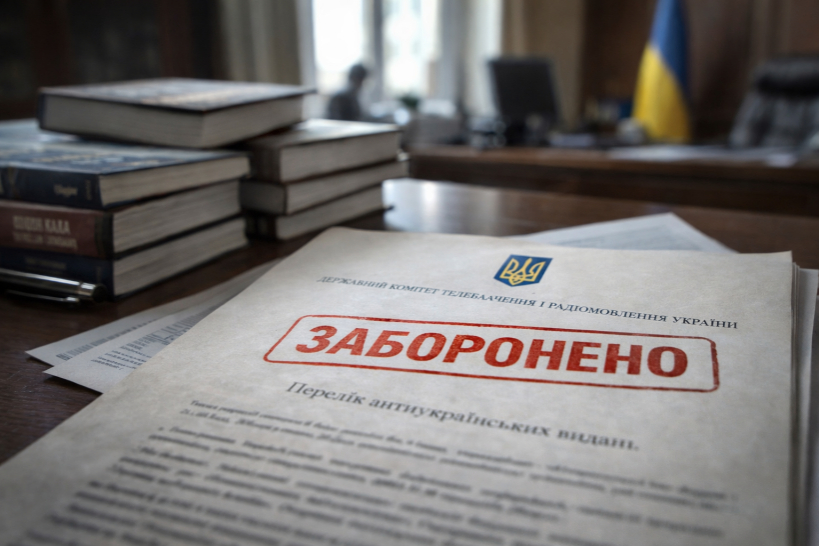 Фото до матеріалу: Держкомтелерадіо заборонило ще 11 антиукраїнських видань: список заборонених книг налічує 668 назв