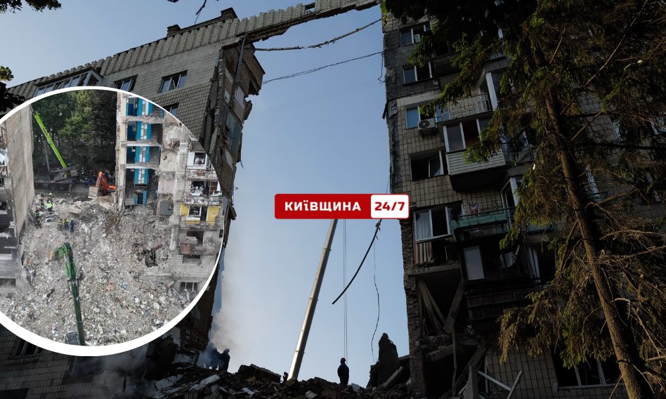 Фото до матеріалу: Рік після ракетного удару на Вацлава Гавела: зруйнований будинок досі стоїть у руїнах