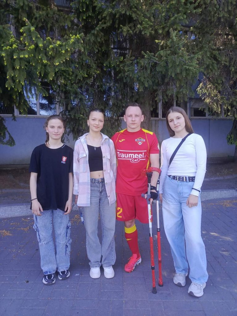 Фото до матеріалу: Учні Старосільської гімназії взяли участь у Чемпіонаті України з ампфутболу