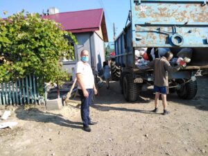 Фото до матеріалу: На Бущині мешканці Купченської ради отримали безкоштовний вивіз сміття