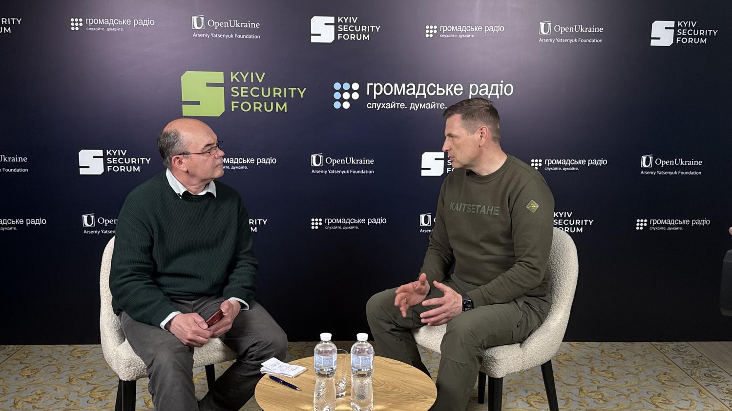 Фото до матеріалу: Міністр оборони Естонії у Києві: досвід захисту та загроза від Росії