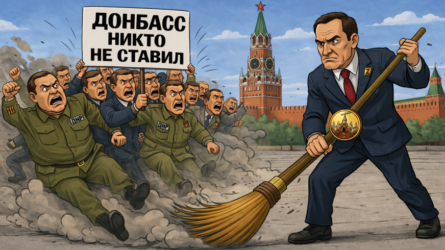 Фото до матеріалу: Пушиліну для керівництва Ясинуватським районом із Томської області РФ прислали чиновника-пенсіонера