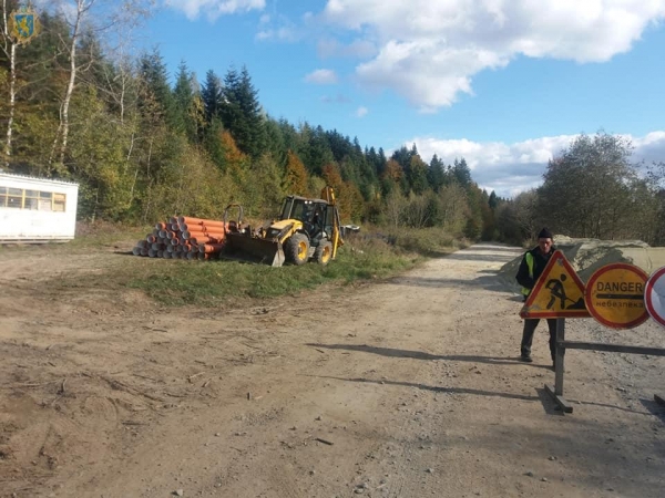 Фото до матеріалу: На Сколівщині розпочали капітальний ремонт дороги Східниця–Верхнє Синьовидне