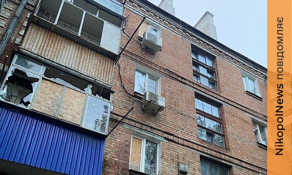Фото до матеріалу: Ворог атакував центр Нікополя: двоє чоловіків отримали поранення під час обстрілу