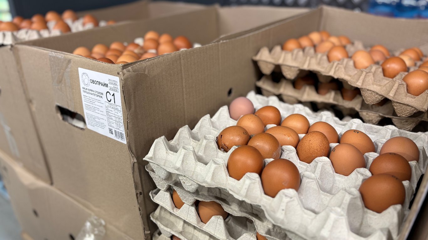 Фото до матеріалу: Ціни на яйця в Україні: поштучний продукт подешевшав до 3,99 грн