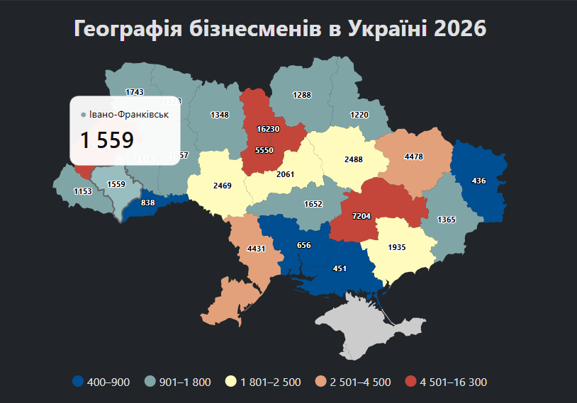 Фото до матеріалу: Понад 1,5 тисячі прикарпатців заробляють від 10 мільйонів на рік: нові цифри для Івано-Франківська