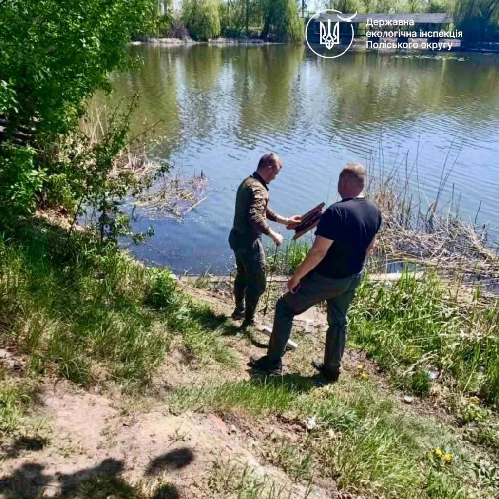 Фото до матеріалу: Масовий мор риби в Радомишлі: у річці Мика загинуло 3,5 тисячі особин через скидання стоків