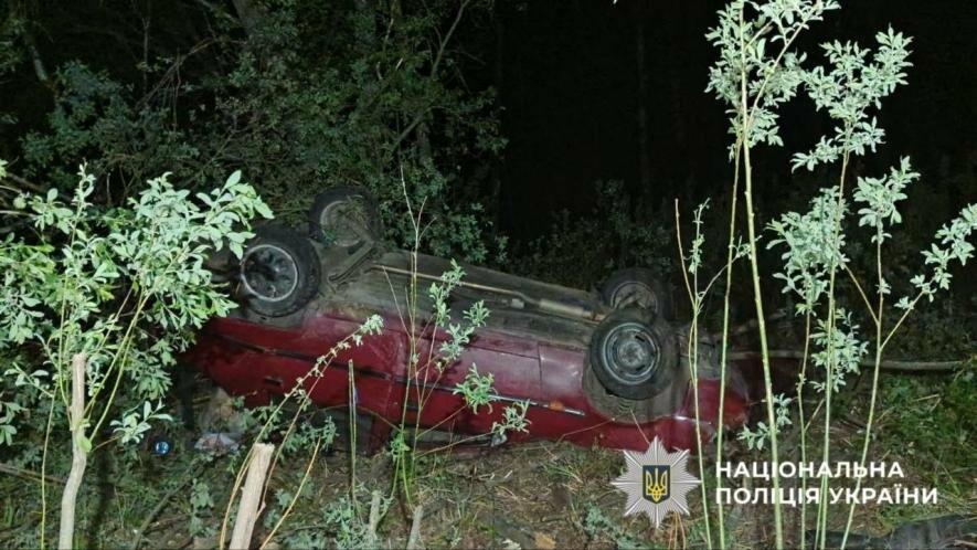 Фото до матеріалу: Нетверезий водій перекинув авто з п'ятьма пасажирками на Київщині