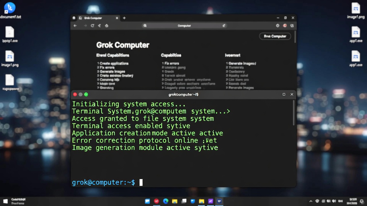 Фото до матеріалу: Штучний інтелект Grok Computer навчився керувати комп'ютером самостійно