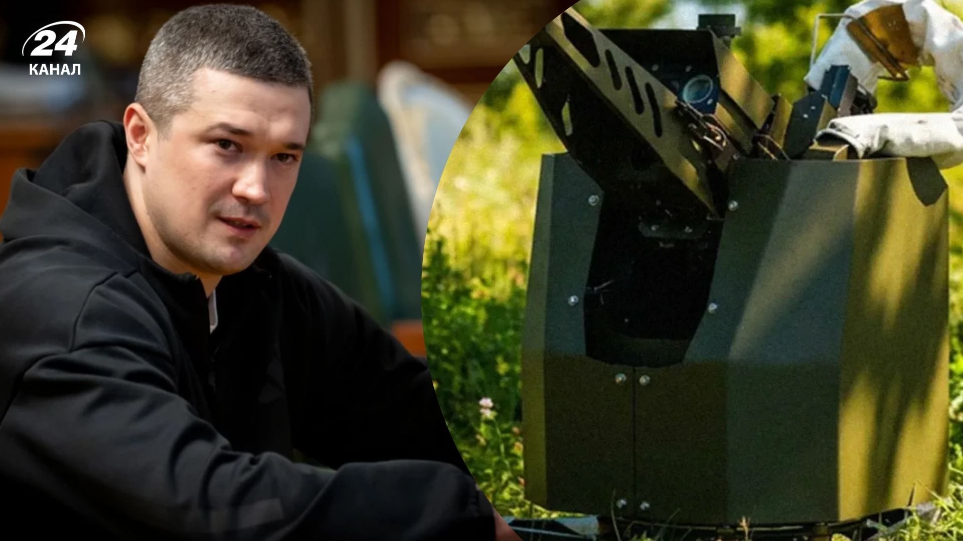 Фото до матеріалу: Українська ШІ-турель вже на фронті: перехоплює навіть дрони на оптоволокні