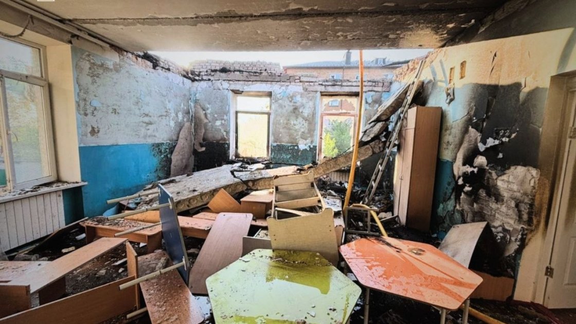 Фото до матеріалу: Ворожі снаряди влучили у дитячий садок у Фастівському районі